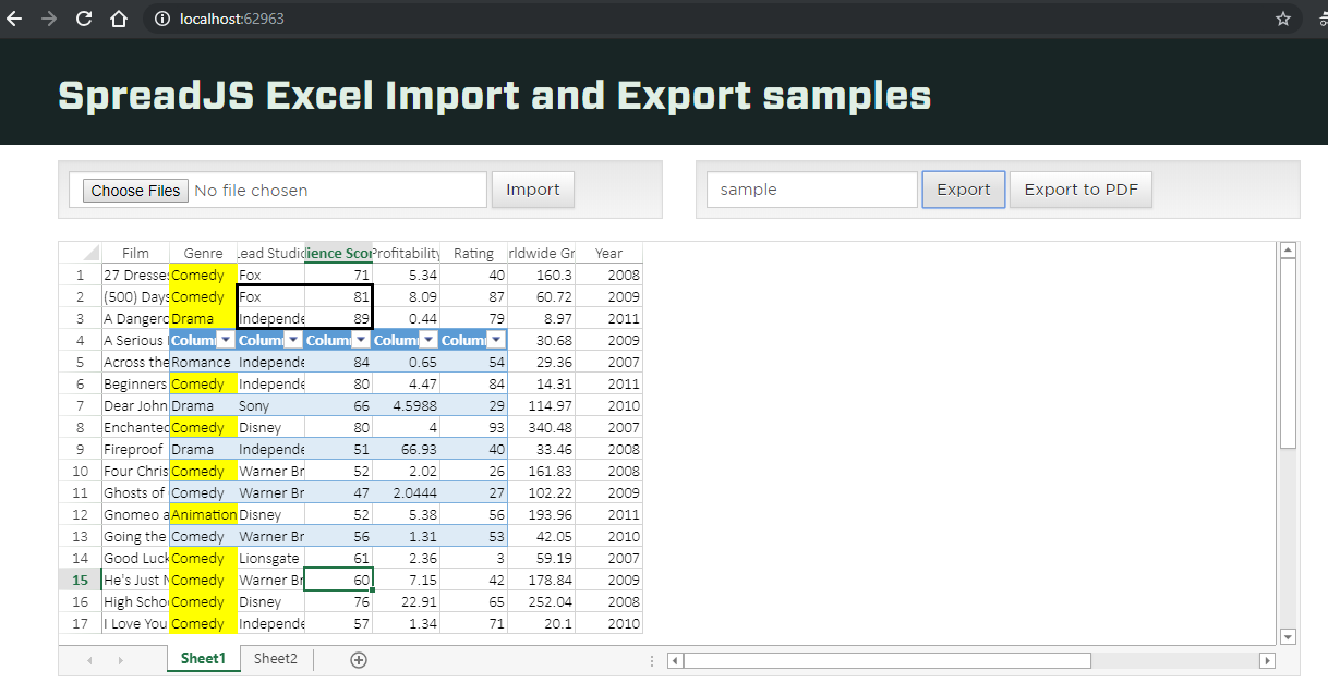 export explorer file list to excel
