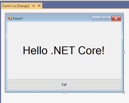 WinForms and .NET Core 3.0