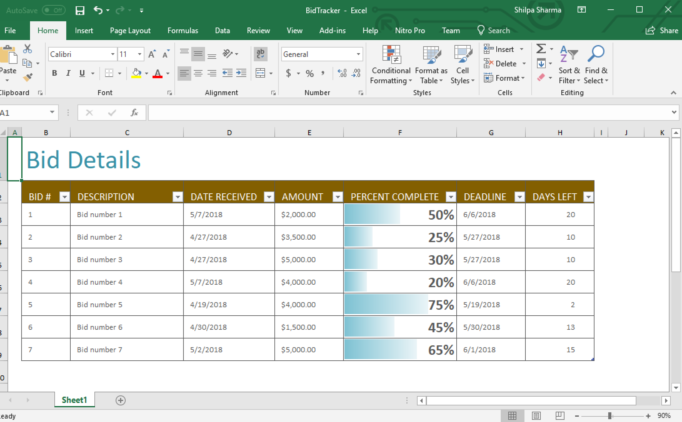 Creating Excel Documents using serverside Excel API GCDocuments