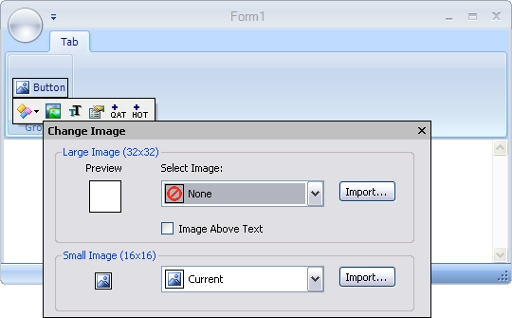 Ribbon Button Change Image Dialog