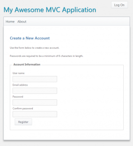 Default MVC Wijmo Application