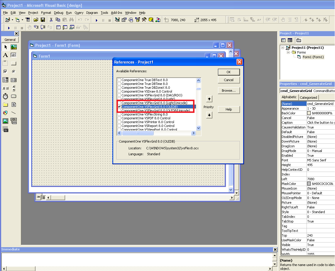 componentone flexgrid 8.0