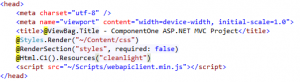 ComponentOne Studio Web API for MVC Client Script