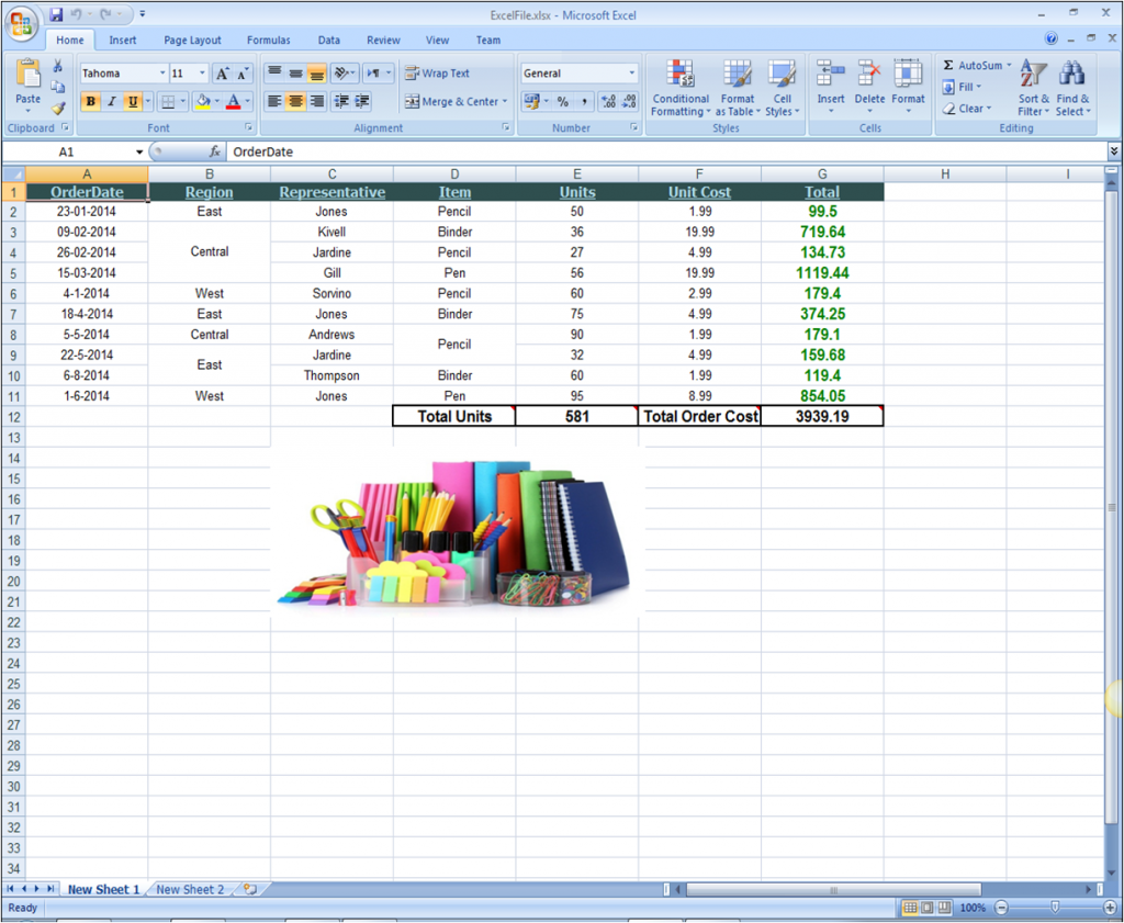 ComponentOne Studio Excel for NET for WinForms Complete Excel Workbook