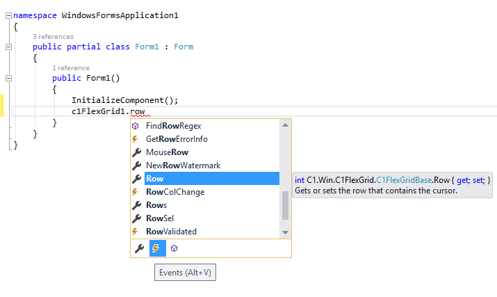 intellisense