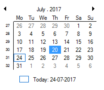 Working With Calendarview And Dateedit For Winforms