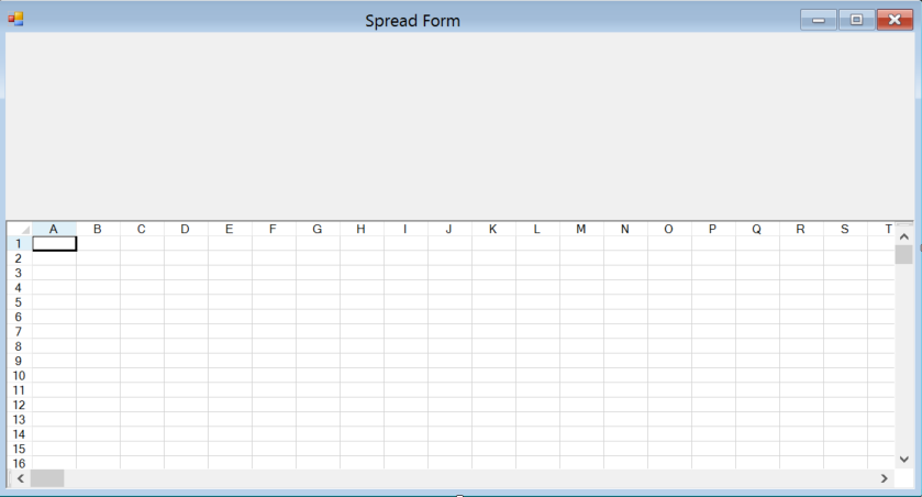 The form with a Spread instance on it.