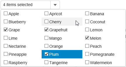 Multiple Columns with a CheckBox