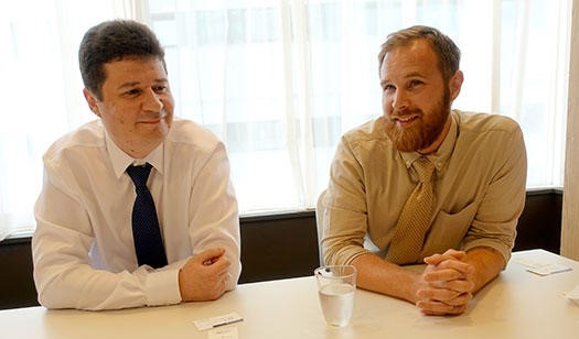 Chris Bannon, Global Product Manager, GrapeCity Wijmo (Right) and Alex Ivanenko, Program Manager