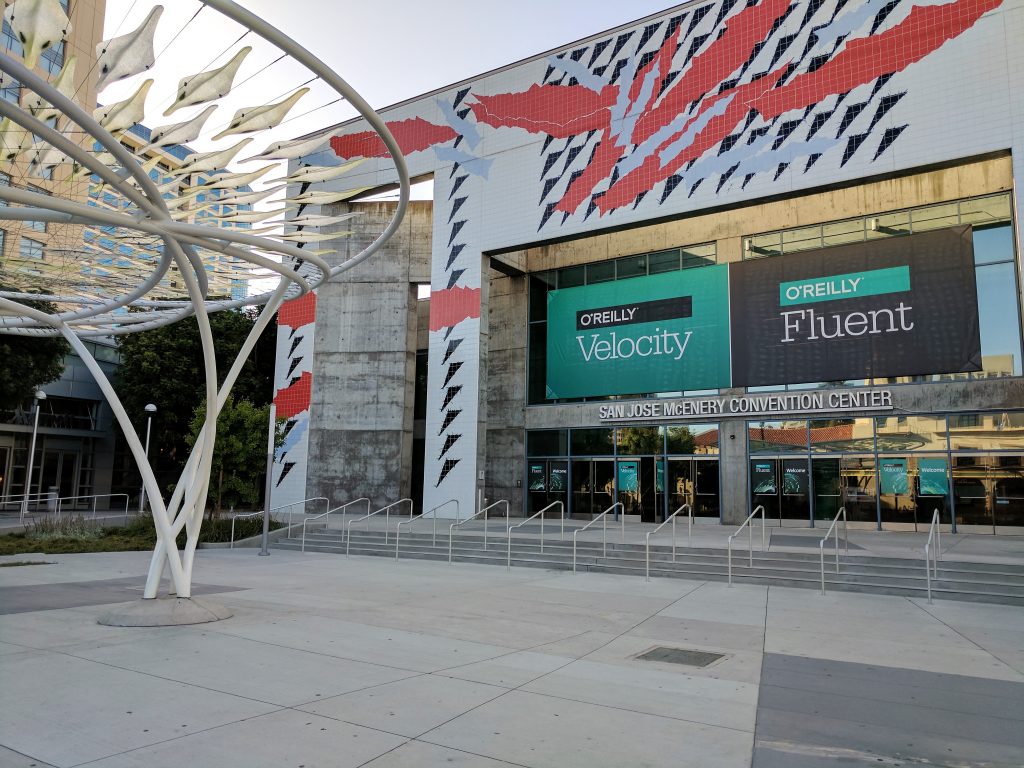 This was the first year that O'Reilly combined the Fluent and Velocity conferences, making the largest web development conference in North America even larger,