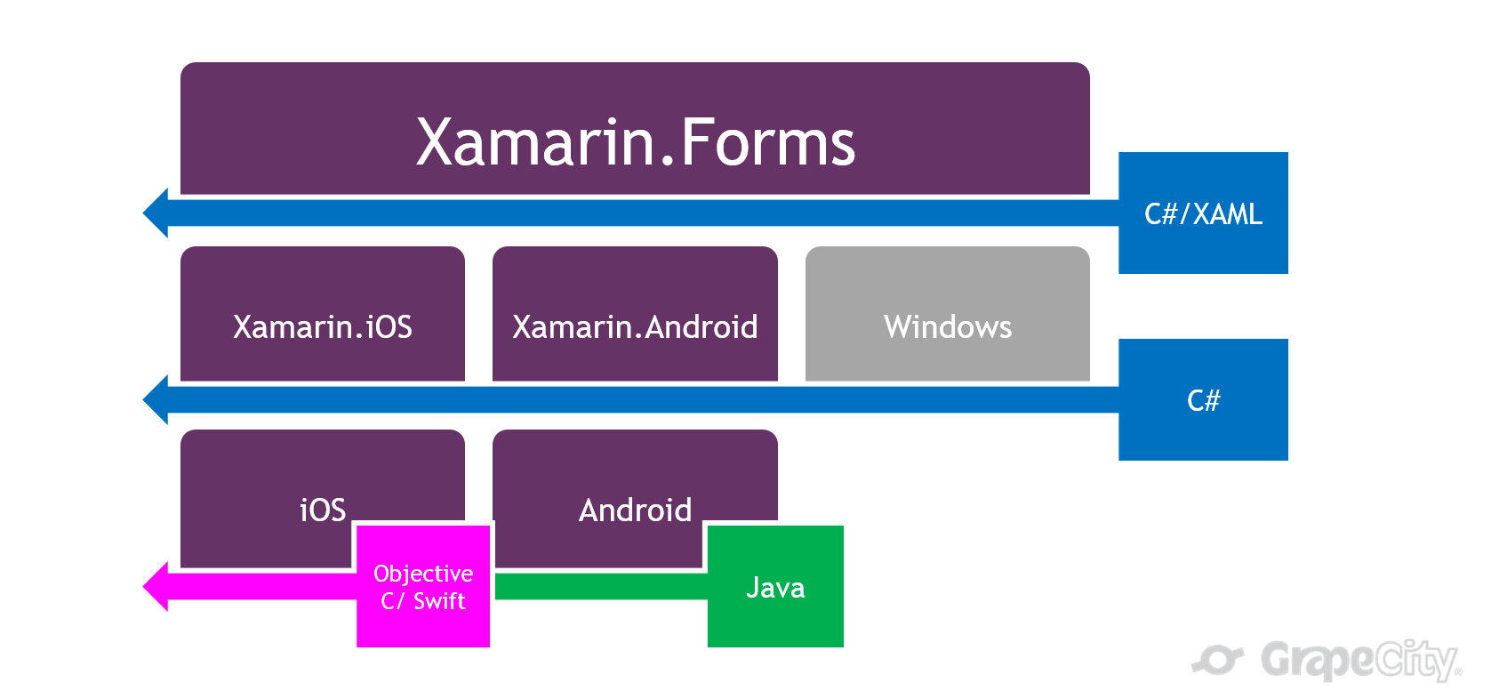 Xamarin структура проекта