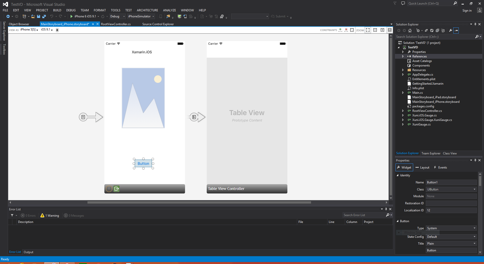 xamarin studio windows ios