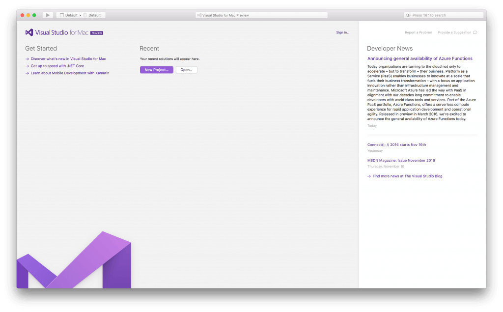 visual studio for mac multiple solutions