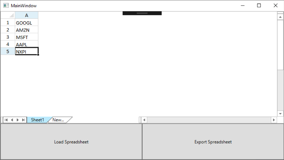 How to Import and Export Excel Spreadsheets with C# and WPF