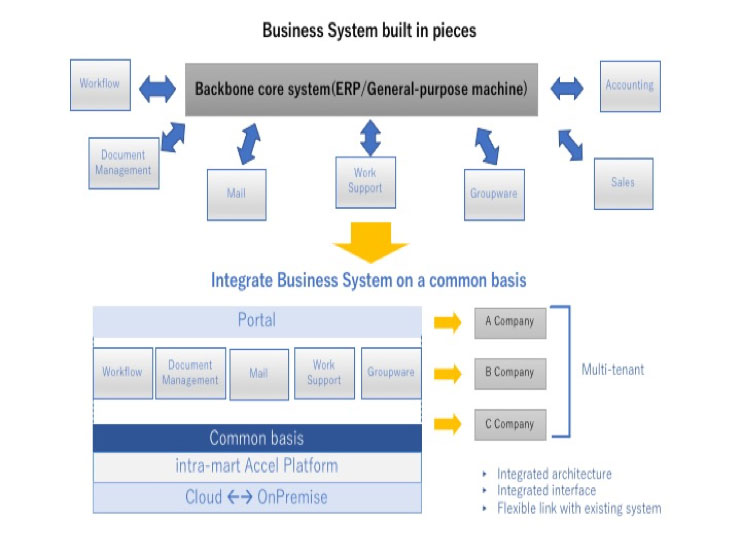 Conceptual Scheme of intra-mart Accel Platform 