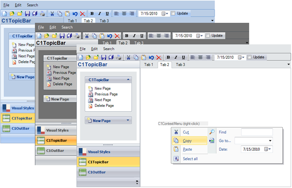 Menus and Toolbars for WinForms
