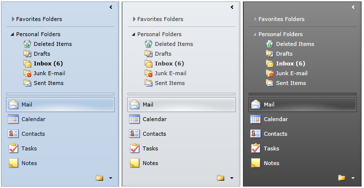 OutlookBar for Silverlight