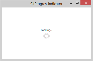 C1ProgressIndicatorコントロールの追加