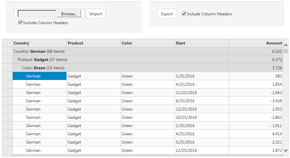 Asp Net Mvc Excel Import And Export Asp Net Grapecity Code Samples Images, Photos, Reviews